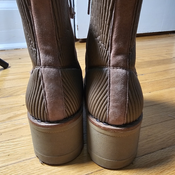 Suede Comabt Boots - Picture 9 of 12